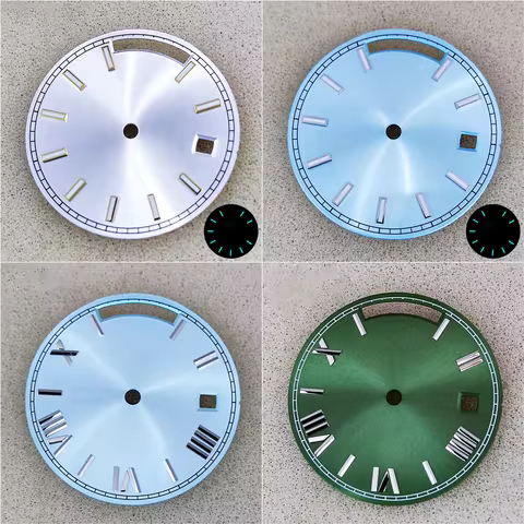 8285 Dial 29mm Dial Sunday Dial Fits Miyota 8285 Movement Watch Parts Replacement Parts Support Cust