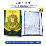 Al Quran Besar A4 Ash Shafi Alquran 20 Baris Mushaf Utsmani Standard Kemenag RI