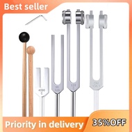 4Pcs Tuning Fork Set(128Hz,  136.1Hz, MI 528Hz, 4096Hz),for Healing Chakra,Sound Therapy,Reliever St
