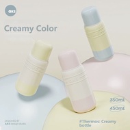 AKS Creamy Bottle, 350/450ml, 316L Stainless steel inner, leakproof, temperature retention, durable,