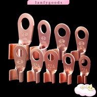LANFYGOODSS 10pcs/pack OT Cable Connector Kit, Copper Bolt Hole OT Wire Nose Terminal Crimp, Durable