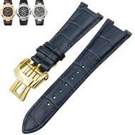 New Exquisite Watch Strap Patek Philippe Nautilus Leather Watch Strap 5711/5712/5980 Notched Leather