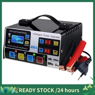 400A Car Battery Charger Motorcycle Battery Charger 400A 12v24v 220W Intelligent Pulse Repair Charge