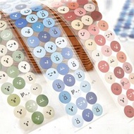 1roll (approx. 465pcs) Emoji Pattern Stickers