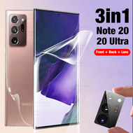 Dán cường lực dẻo cho Samsung Note 20 Note 20 ultra dán full mặt trước sau và kính camera dán chắc c