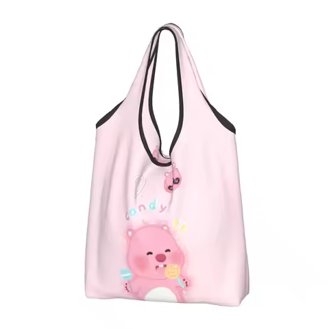 Custom Fashion Printing Zanmang Loopy Tote Shopping Bags Portable Shoulder Shopper Manga Handbag
