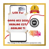 【ORIGINAL】LCD for OPPO A53 2020 / REALME C17 / REALME 7i  ORI LCD Display With Touch Screen Assembly