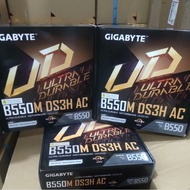 Mainboard Gigabyte B550m Ds3h Ac (Wifi + Bluetooth) Support Cpu Amd Socket Am4 New box