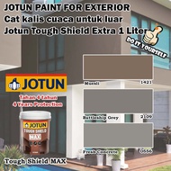 Jotun Tough Shield Exterior Paint 1 Liter Muesli 1421 / Battleship Grey 2109 / Fresh Concrete 0556