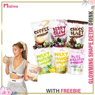 Glowming Shape Detox Coffee Shape Berry Glow Choco Blast Milky Mango Matcha Flavor Fest Pure Collage