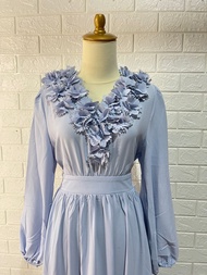 Dress carnation bunga 3D import original vivorie best price