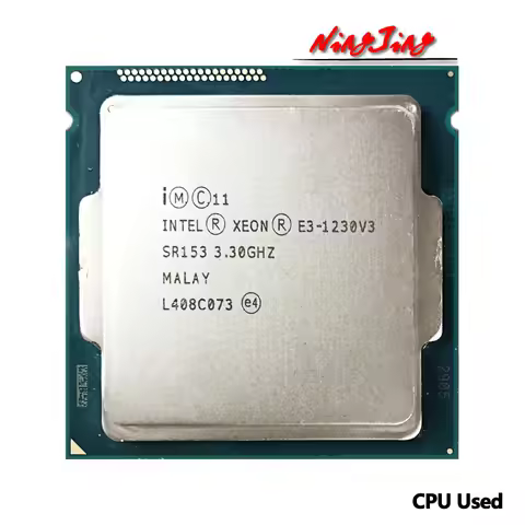 Intel Used Xeon E3-1230 v3 E3 1230 v3 E3 1230v3 3.3 GHz 8M 80W LGA 1150