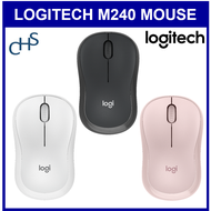 [ORIGINAL] Logitech M240 Wireless Mouse Silent Touch works with iOS, iPad, Chrome and Android 1 Year