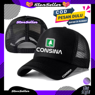 StarsSeller Topi Trucker CONSINA - Topi Distro CONSINA Logo - Topi CONSINA Premium - Topi Pria Dewas