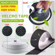 Velcro Tape Magic Tape Magic Stick Hook &amp; Loop Velcro Tape With Double Side Tape Glue Stick Tape Sticky Tape