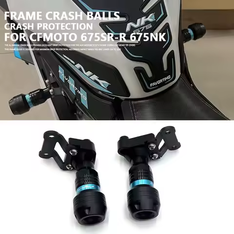 Motorcycle Accessories FOR CFMOTO 675SR-R 675NK Anti-drop Ball Modification - Racing Bumper Modifica