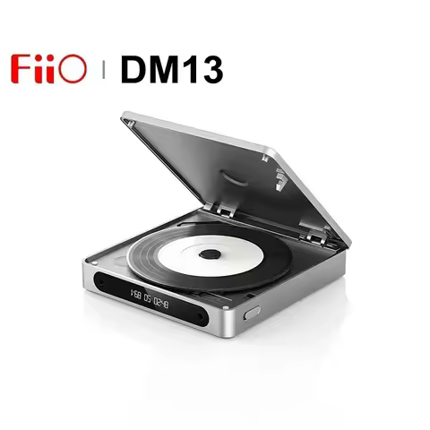 FiiO DM13 Multifunctional Portable Stereo CD Player with Long-Lasting Battery, Supports USB Ripping,