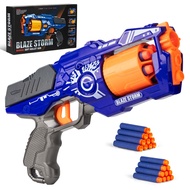 Gun for Nerf Guns Bullet, Toy Foam Blaster Gun with Rotating Barrel, Blaster Gun Toy Pistol with 20 