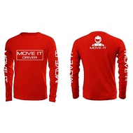 Move It Motorcycle Rider delivery Long Sleeve Drifit uniform shirt