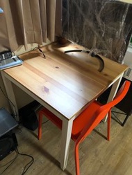IKEA  二手 工作桌椅、工業風邊桌、書櫃