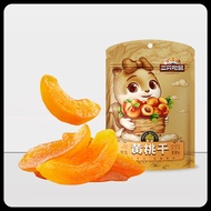 Three Squirrels Dried Peach Snack Low Fat No Coloring Thick Cut Dried Fruit Snack Healthy Sweet Trea