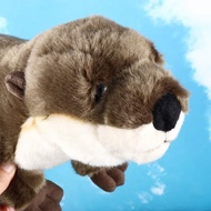 Needway Otter Plush Toy Ulang Tahun Anak Lucu Manusia Hidup Hewan