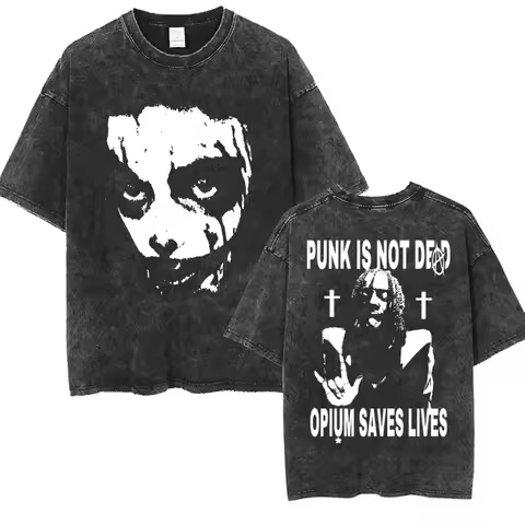 Playboi Carti I AM MUSIC Logo Retro WashedT Shirt Opium Ken Carson Narcissist Tour Antagonist Rap T-