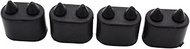 4 PCS/SET Black Door Bumpers Rubber Molded Door Jamb Body Bumpers Fits for 1968-72 Oldsmobile Cutlas