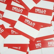 Hello MY NAME IS STICKER/STICKER GRAFFITI