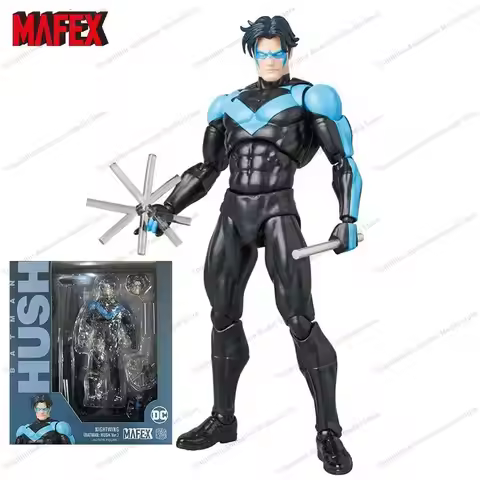 Original Medicom MAFEX 175 MAFEX NIGHTWING (BATMAN: HUSH Ver.) in Stock Anime Collection Figures Mod