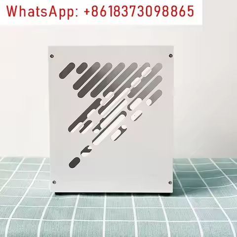 M24ITX Mini Mini Case, All Aluminum Side Transparent A4 Portable Portable Desktop Desktop Unique Dis