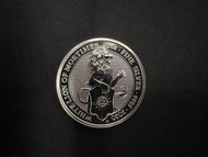 2 盎司 2020 年女王野獸：莫蒂默白獅銀幣/2 oz 2020 Queen's Beasts: White Lion of Mortimer Silver Coin