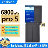 YKaiserin Baery Pro 5 6800mAh For Microsoft Surface Pro5 1796 Series Tabletnew Bateria   Track code