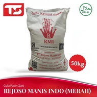 GULA PASIR 50KG merk "REJOSO MANIS INDO - Merah 