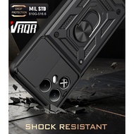VRQR Phone Case For Tecno Pova 8 5G LK6 military grade protection,sliding window lens protection,Car