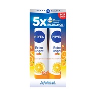 NIVEA Deodorant Extra Bright C&E Spray 2x150ml