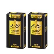 岡本Okamoto 0.02 | Hydro水感勁薄衛生套6入/12入