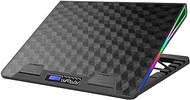 GIENEX Gaming Laptop Cooler Cooling Pad for 13-17 Inch Laptop, Laptop Fan Cooling Stand with Quiet Fans, 2 USB Ports