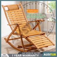 AUSITUR Lying Chair Rocking Chair Folding Chair Lunch Break Balcony Home Leisure Lazy Chair Living R