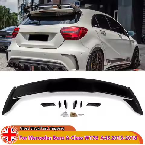 Magickit Rear Roof Spoiler Wing FOR MERCEDES BENZ W176 A CLASS A250 A45 A180 A200 AMG 2012 2013 2014