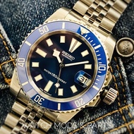 WMNP Seiko Mod homage Pelagos Blue movement WMNP Seiko 4R35B Japan 40mm