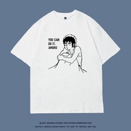 Mobile Suit Up To 40Th Anniversary Joint T-Shirt Theme Short Sleeve Student Anime Sketches 【KKS】