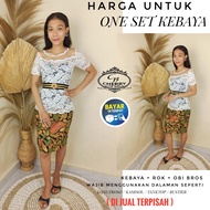 Cherrykebaya– setelan kebaya MORENA sofia strait carissa dan rok lycra strait FREE OBI BROS kebaya b