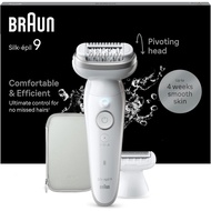 Braun Silk-épil 9 Epilator with Pivoting Head, Braun Epilator for Women, Easy Hair Removal Device, W