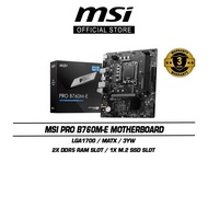 MSI Pro B760M-E Motherboard LGA1700/MATX