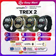 【𝟮𝟰𝗵𝗿 𝗦𝗵𝗶𝗽】Amazfit T Rex 2 / T Rex Pro Fitness Smartwatch (Official Store Amazfit Malaysia Warranty)T-Rex 2 Trex2 Trex 2