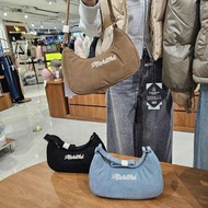 韓國🇰🇷代購  MARITHE FRANCOIS GIRBAUD #MFG887 🫶🏻EMBROIDERY LOGO CORDUROY SHOULDER BAG