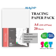 MAYART A4 Tracing Paper 60gsm - 20 Sheets / Pack