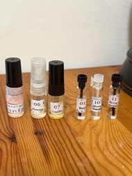 眾多試管香水斷捨離❗️驢牌 Aux paradis 01 Rose、06 Homme、07 Osmanthus、10w winter berry、11 spring garden、Burberry b