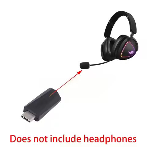 For ASUS ROG DELTA II Gaming Headset - Original Type-C Adapter/Receiver Replacement